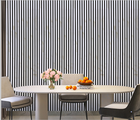 White Marble Effect Acoustic Panel