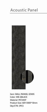 Gold and Black Marble Acoustic Wall Panel
