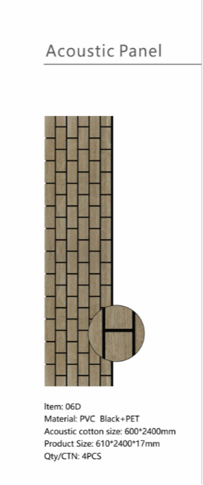 Wall Panel 06D - Dark Oak - Vertical - 240cm - (1 pack / 4pcs)