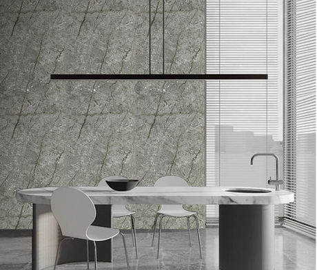 Wall Panel 07F - Gold and Grey Marble - Wall Board - 240cm - (1 pack / 4pcs)
