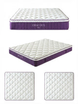 ORACOOL No.1 Hybrid Mattress in a Box - 28cm Deep 7-Zone Pocket Spring, Medium