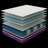 ORACOOL No.1 Hybrid Mattress in a Box - 28cm Deep 7-Zone Pocket Spring, Medium
