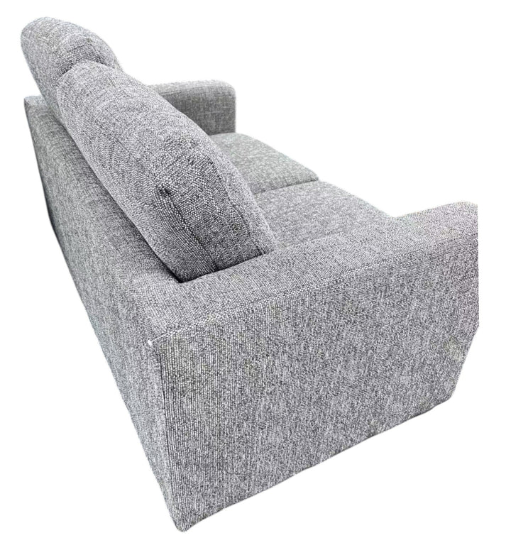 Modern Grey Fabric 2 Seater Sofa in a Box Design