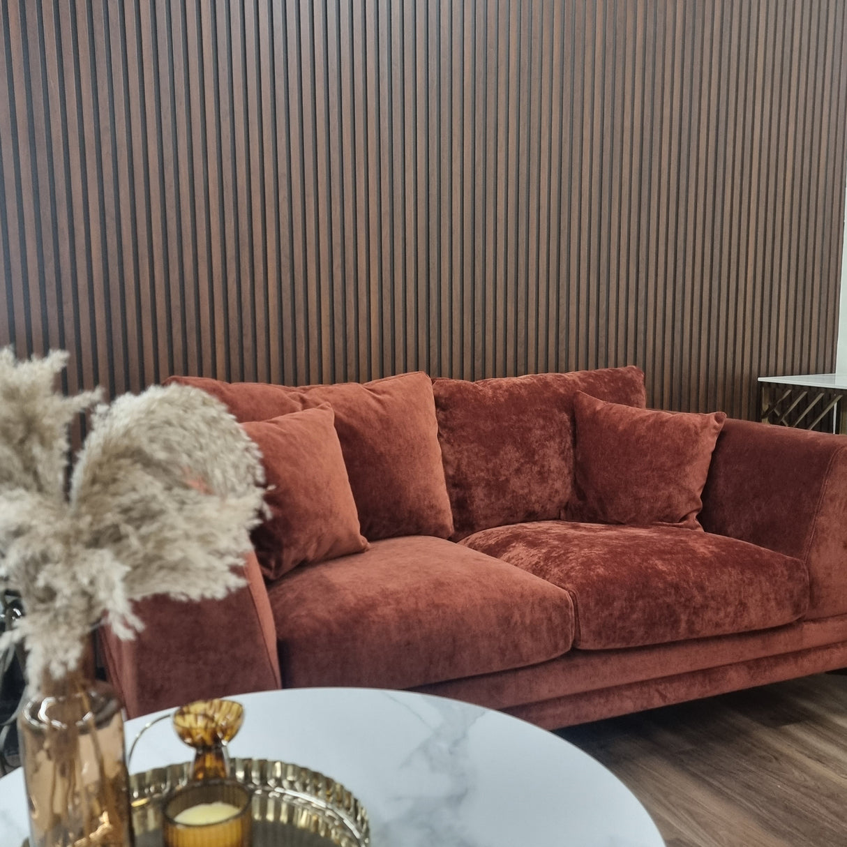 WPC Wall Panels - Wood Effect Slatted Wall Panels - 235cm x 15cm (14 pack)
