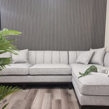 WPC Wall Panels - Wood Effect Slatted Wall Panels - 235cm x 15cm (14 pack)