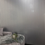 WPC Wall Panels - Wood Effect Slatted Wall Panels - 235cm x 15cm (14 pack)