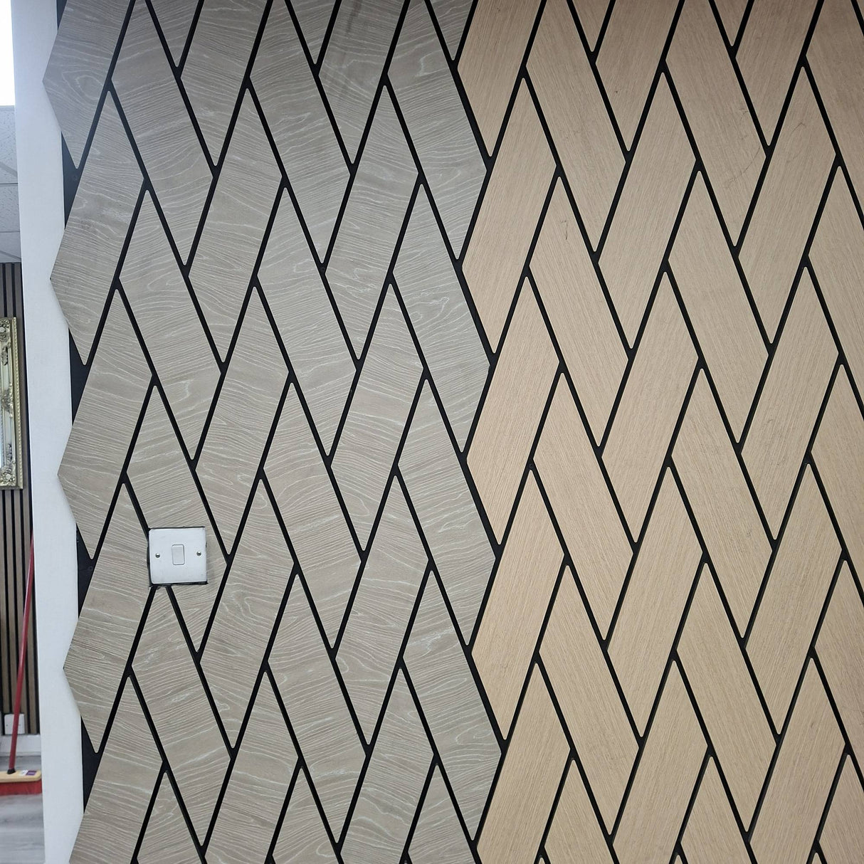 Shadow Oak Braided Acoustic Wall Panel 60 x 240cm