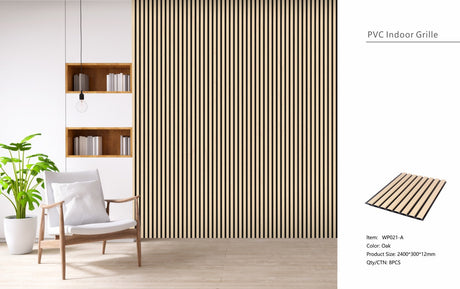 Oak Seamless PVC Wall Panel 30 x 240cm