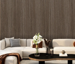 Dark Oak Seamless PVC Wall Panel 30 x 240cm