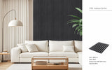 Black Seamless PVC Wall Panel 30 x 240cm