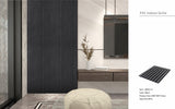 Black Seamless PVC Wall Panel 30 x 240cm