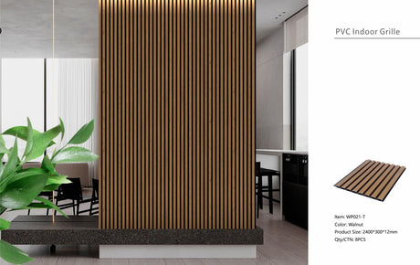 Walnut Seamless PVC Wall Panel 30 x 240cm