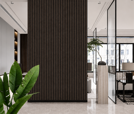 Walnut Premium Acoustic Wall Panel 60 x 240cm