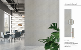 Concrete Premium Acoustic Wall Panel (White Backing) 60 x 240cm