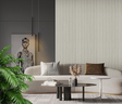 Light Oak Premium Acoustic Wall Panel (White Backing) 60 x 240cm