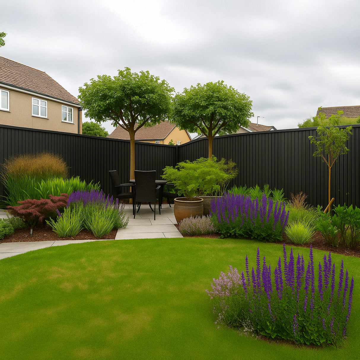 Composite Exterior Slat Wall Cladding - Waterproof, UV-Resistant - Standard Slat