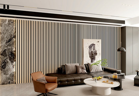 Oak PVC Slat Wall Panel