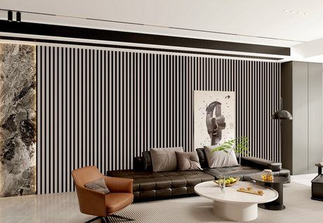 Light Grey PVC Slat Wall Panel