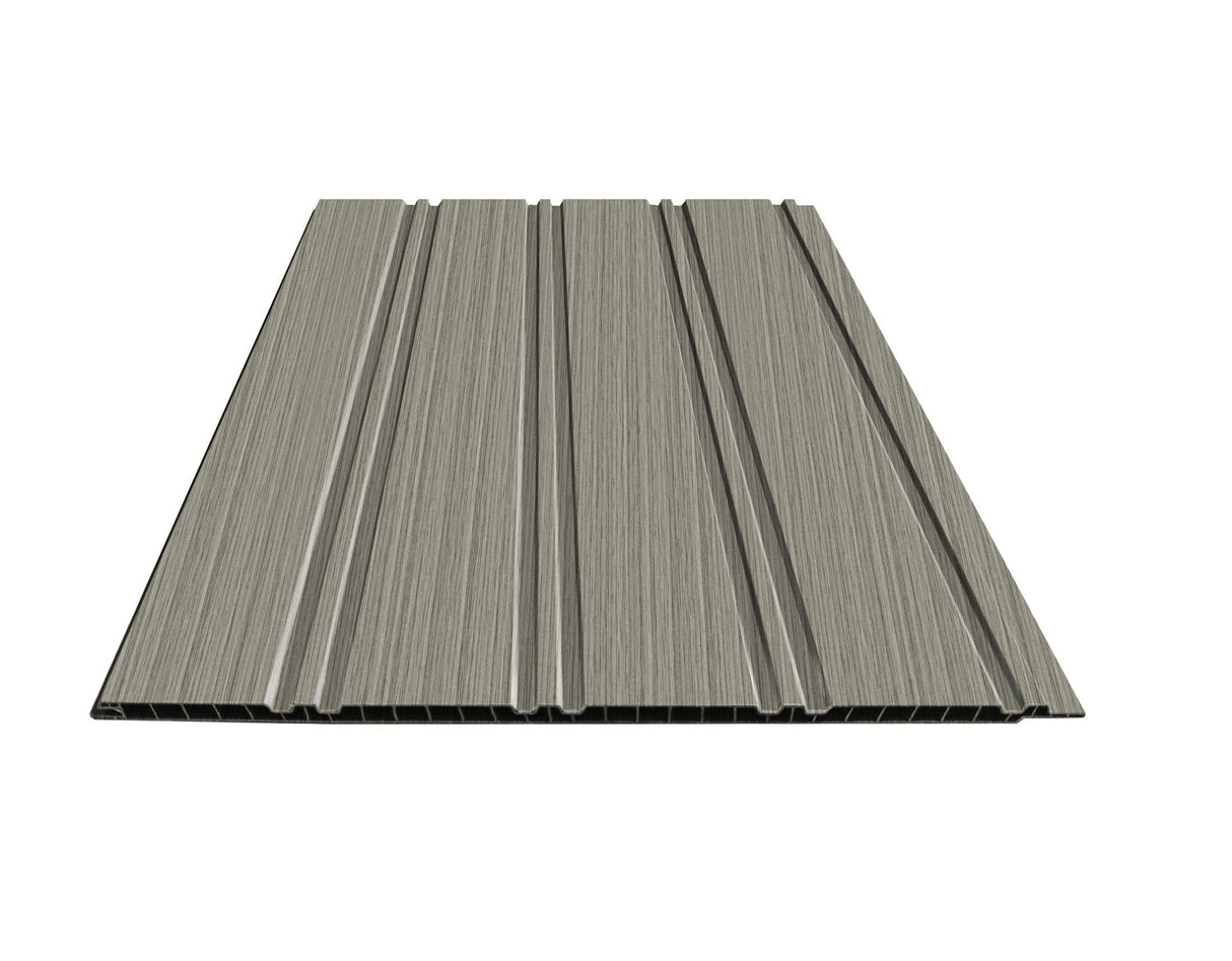 Dark Grey PVC Slat Wall Panel
