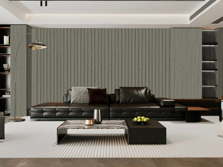 Dark Grey PVC Slat Wall Panel
