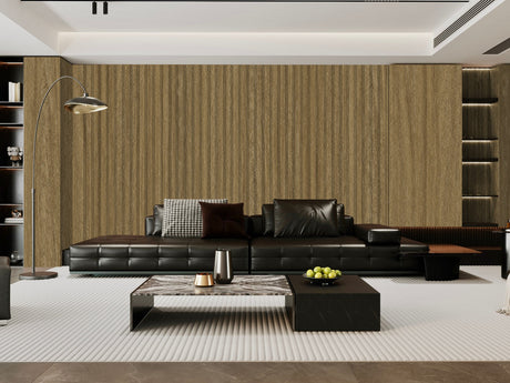 Dark Oak PVC Slat Wall Panel