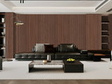 Walnut PVC Slat Wall Panel