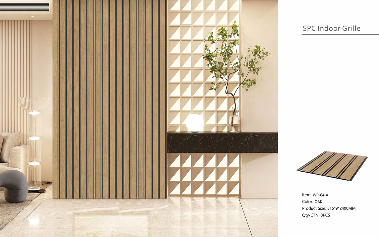 Oak Seamless PVC Wall Panel 30 x 240cm