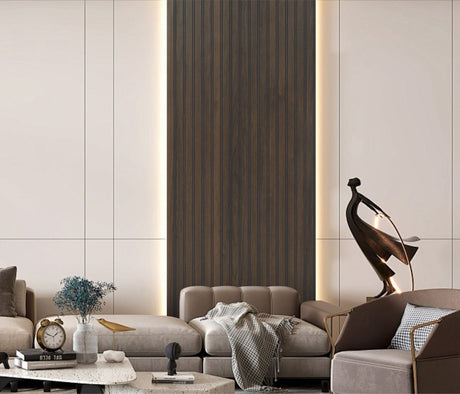 Walnut Seamless PVC Wall Panel 30 x 240cm