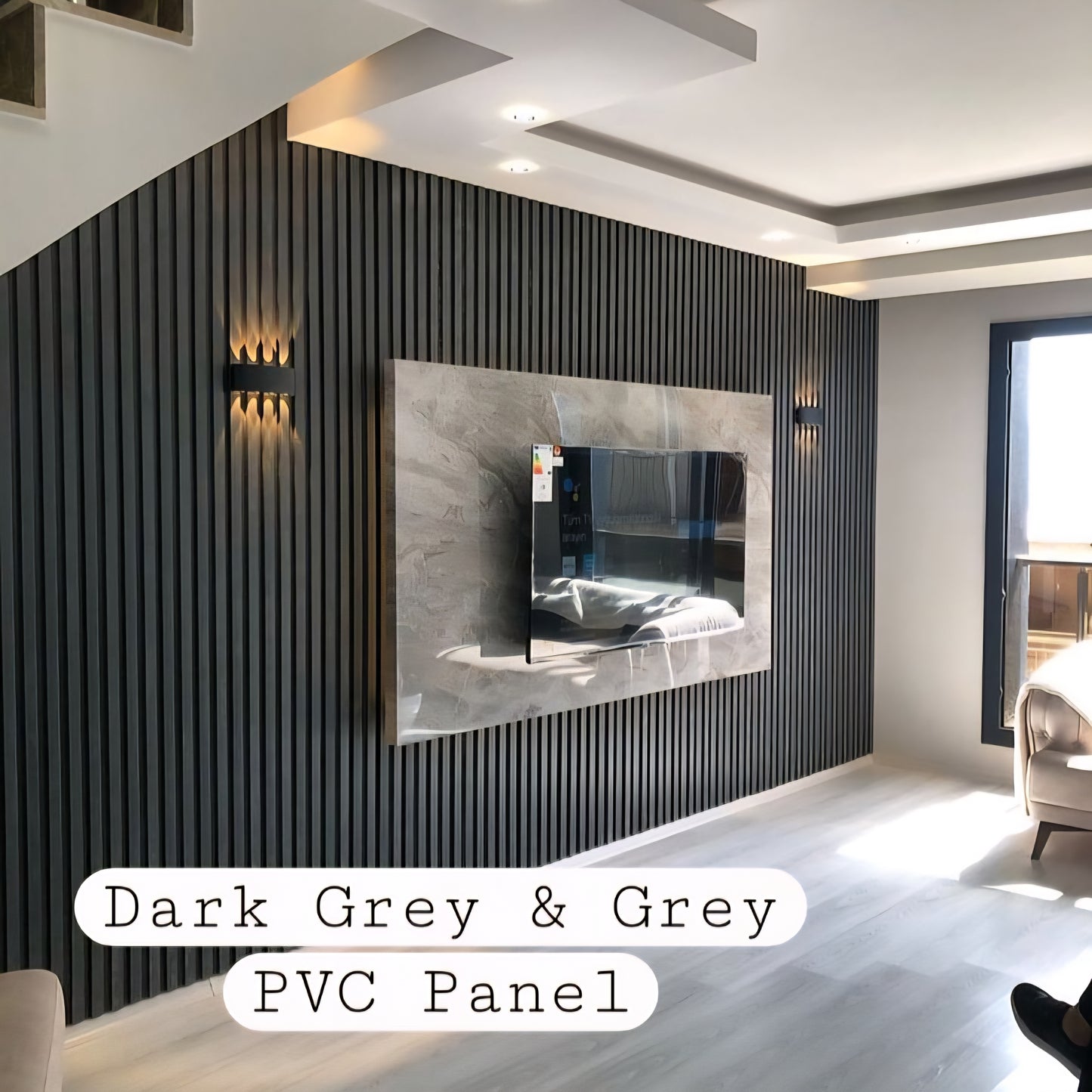 Dark Grey Acoustic Panel