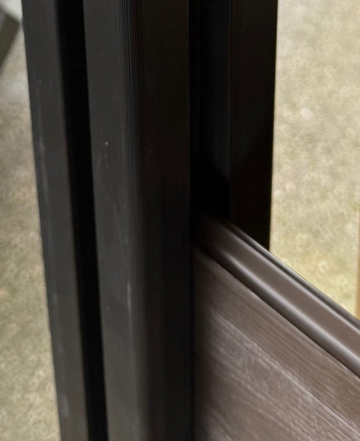 Black Composite Fence Post