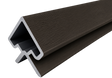 Dark Brown Outdoor Panel Corner Trim 290cm