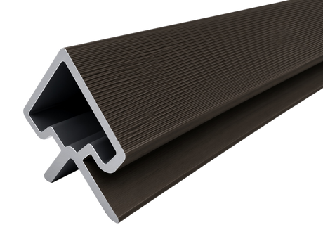 Dark Brown Outdoor Panel Corner Trim 290cm