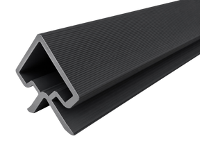 Black Outdoor Panel Corner Trim 290cm
