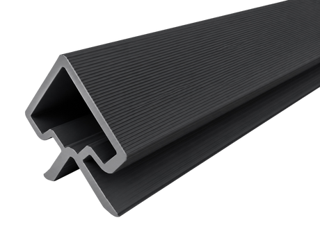 Black Outdoor Panel Corner Trim 290cm