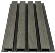 Dark Brown Composite Slat Outdoor Panel 290cm