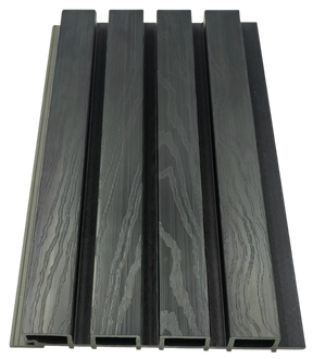 Black Composite Slat Outdoor Panel 290cm
