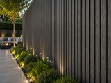 Black Composite Slat Outdoor Panel 290cm