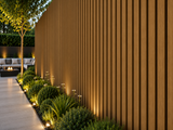 Walnut Composite Slat Outdoor Panel 290cm