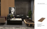 Dark Oak Fluted Tube Wall Panel