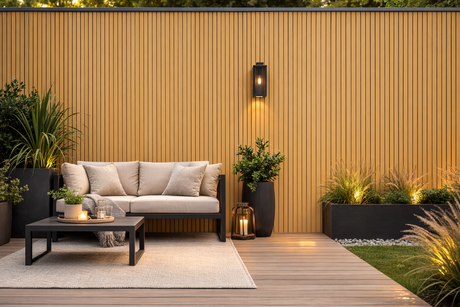 Oak UV Resistant Outdoor Wall Panel