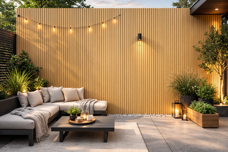 Oak UV Resistant Outdoor Wall Panel