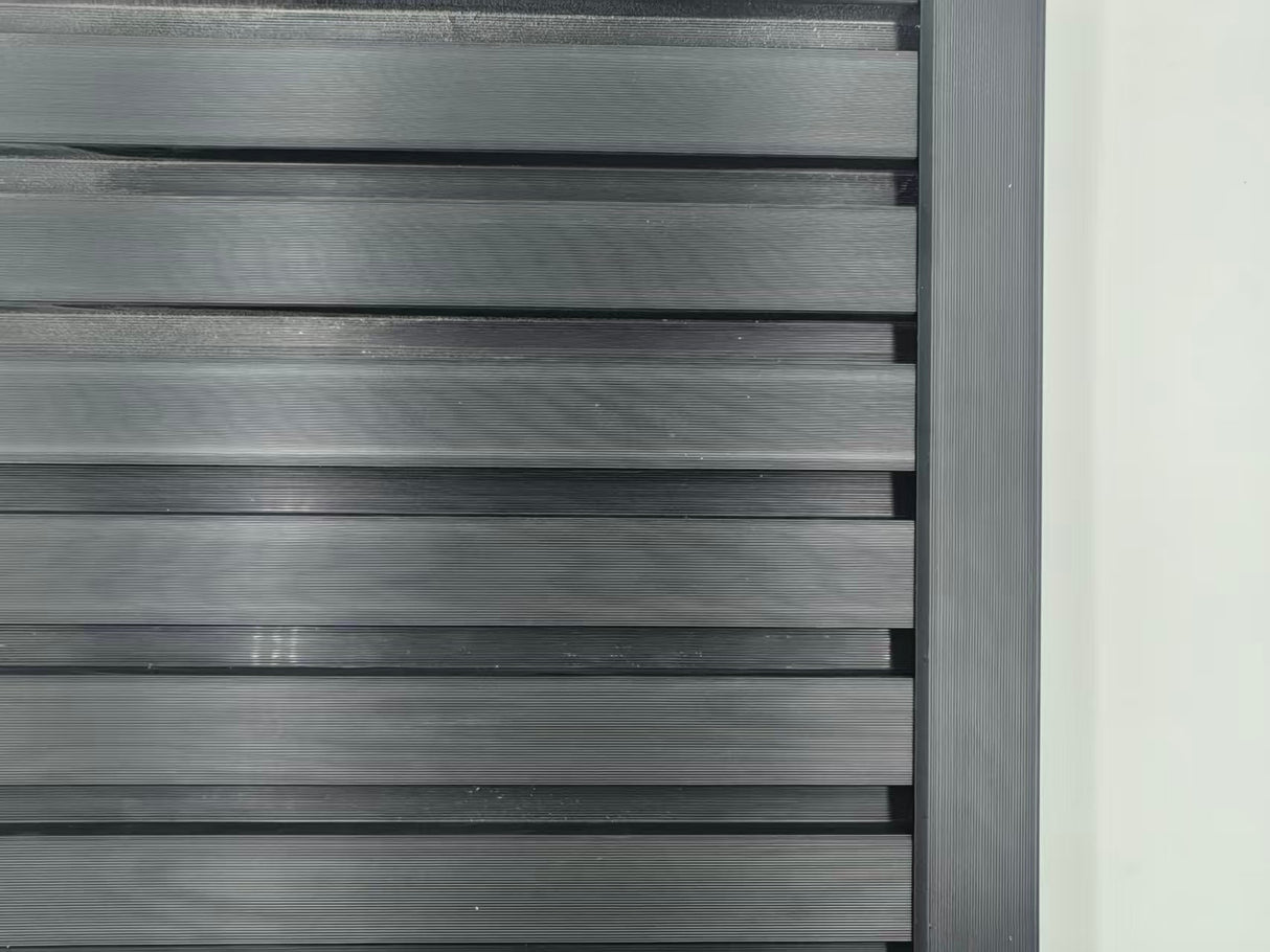 Black Wall Panel Trim