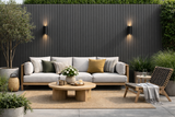 Grey UV Resistant Outdoor Wall Panel