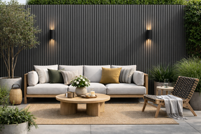 Grey UV Resistant Outdoor Wall Panel
