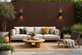 Light Brown UV Resistant Outdoor Wall Panel