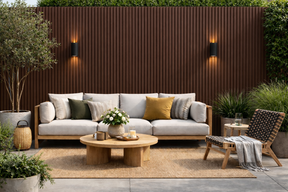Light Brown UV Resistant Outdoor Wall Panel