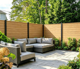Oak Composite Outdoor Fencing