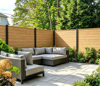 Oak Composite Outdoor Fencing