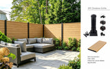 Oak Composite Outdoor Fencing