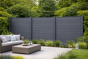 Grey Composite Outdoor Fencing
